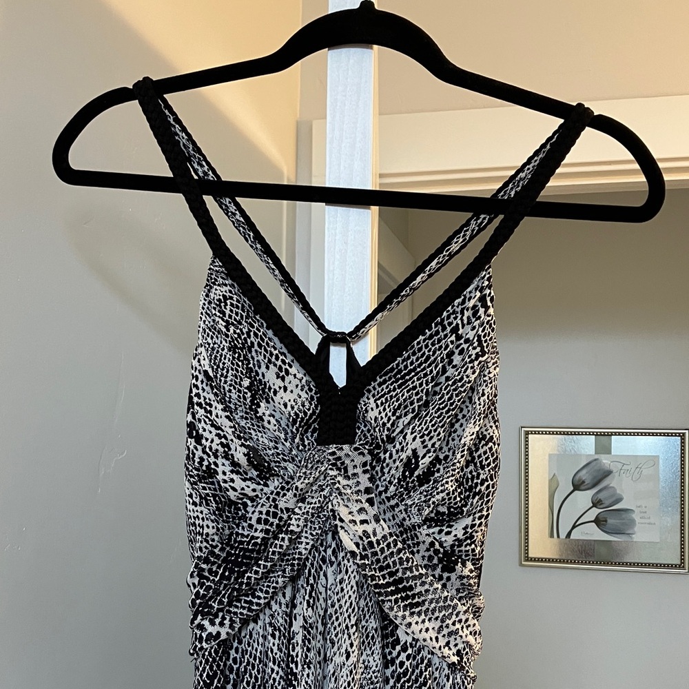 Express Monochrome Knit Dress